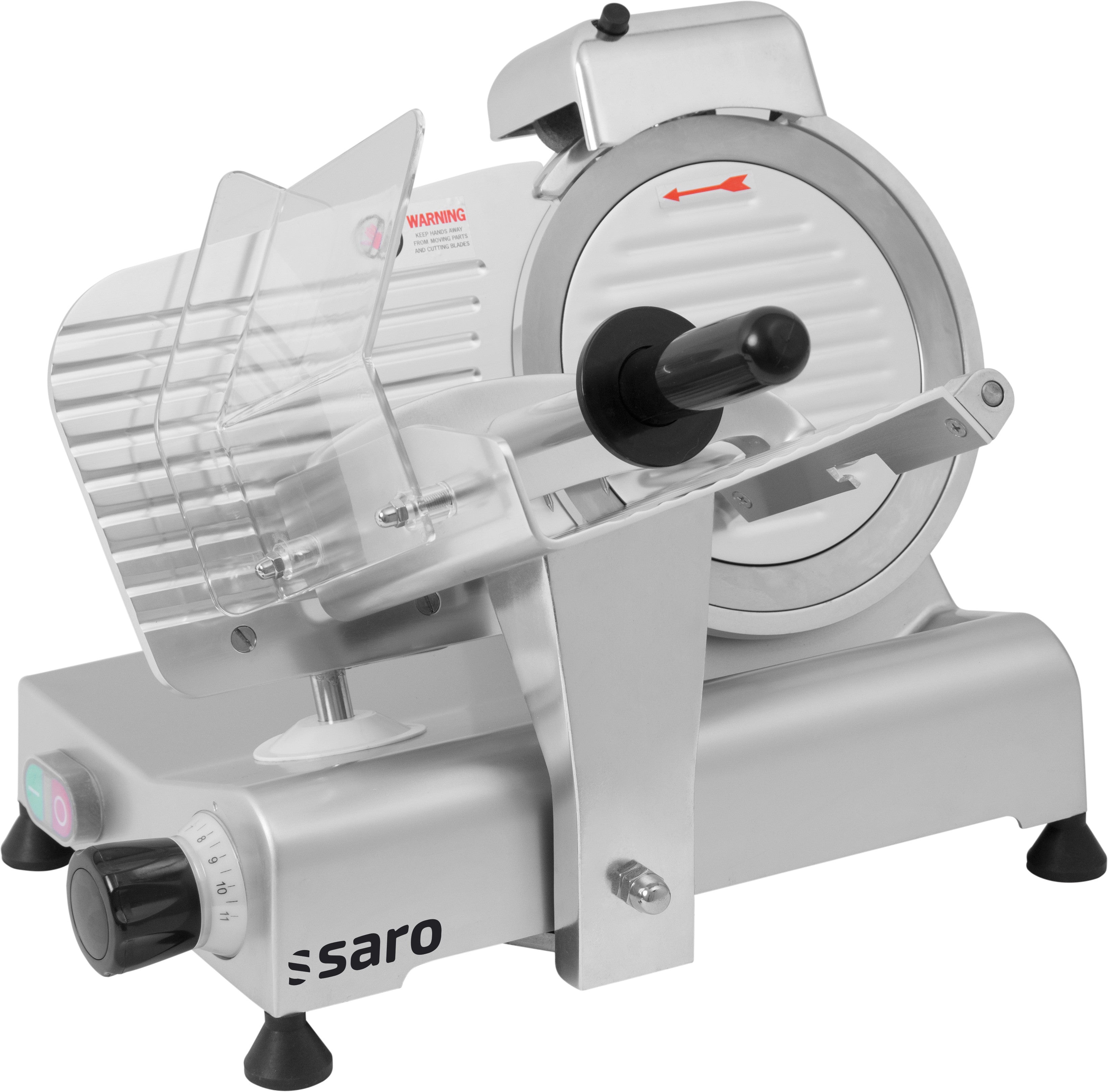 Trancheuse à jambon - 220 mm - 0,12 kW Saro - Trancheuse professionnel CHR - matériel cuisine pro - Cuistéo