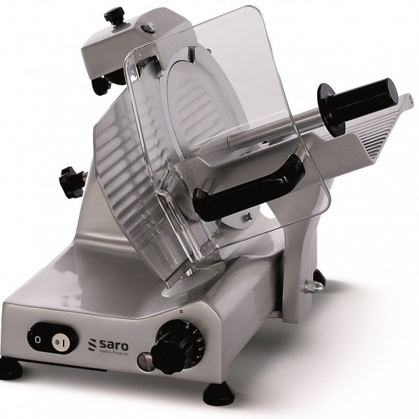 Trancheuse électrique - 300mm - 300tr/min - 0.35kW Saro - Trancheuse professionnel CHR - matériel cuisine pro - Cuistéo
