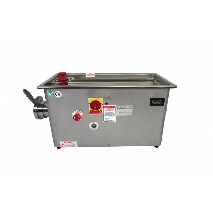 Hachoir à viande 750kg/h 230v tête fixe réfrigérée - L 390 x P 870 x H 570 mm - Combisteel