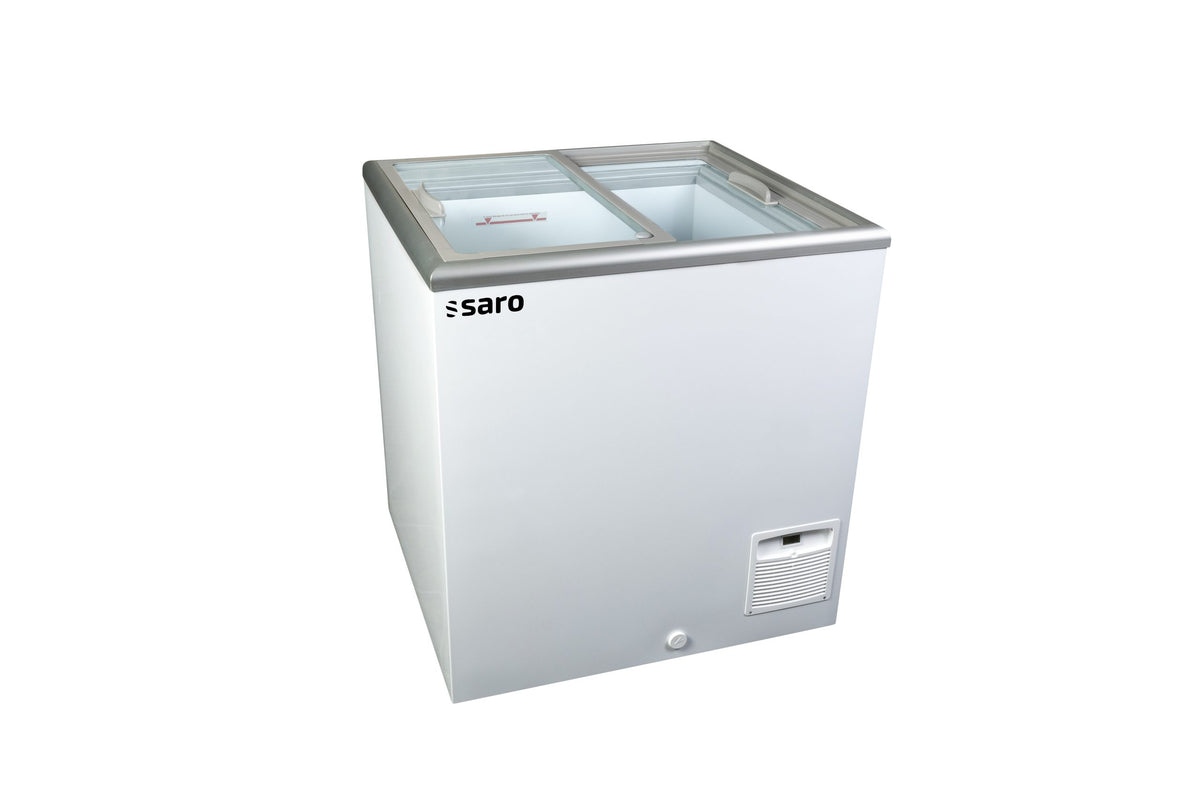 Congélateur Vitrine - 163 L - Couvercle Verre - 16/-23°C - R600a - 0.141 kW - NOVA 22-2BC100A - Saro