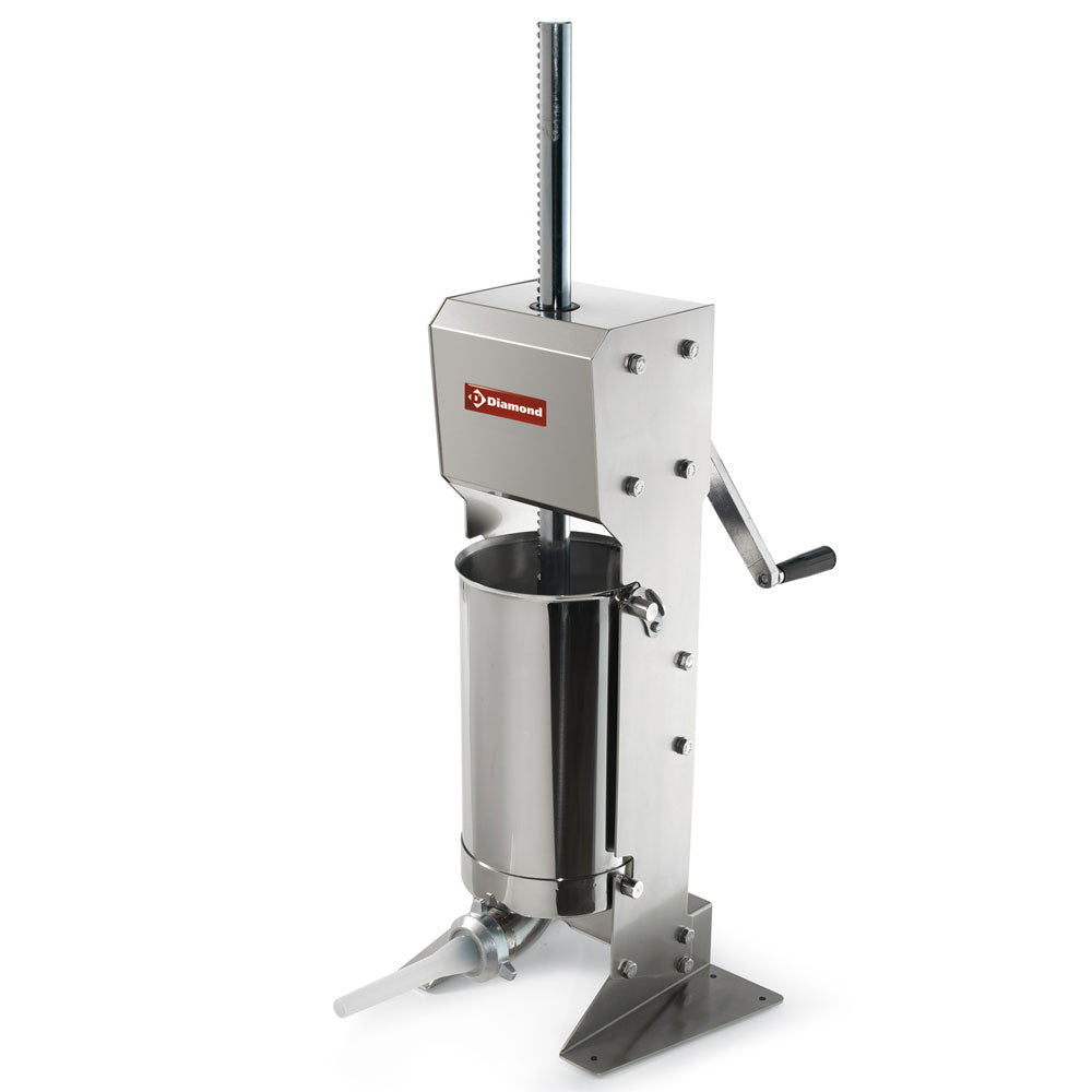 Poussoir manuel vertical en inox 12 litres - Diamond
