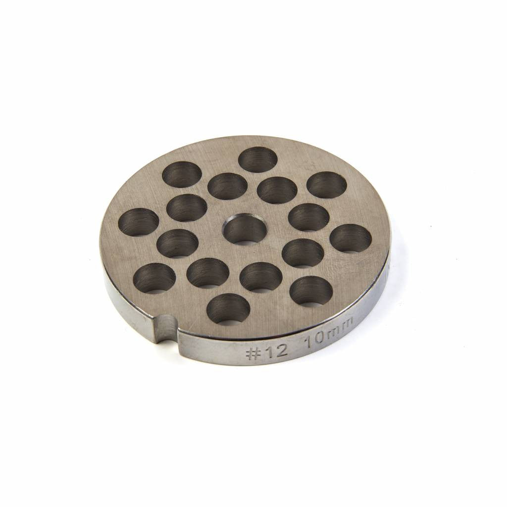 Hachoir à viande n°12 - Plaque de broyage 10 mm Maxima - Accessoire hachoir professionnel CHR - matériel cuisine pro - Cuistéo
