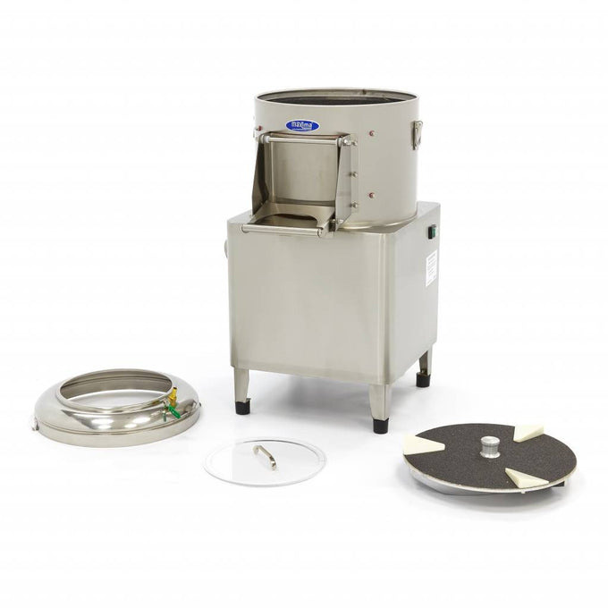 Éplucheuse à pommes de terre - 8 kg - 160 kg/h - Plaque abrasive 8 L 370 W Maxima - vue 2 - Éplucheuse pomme de terre pro CHR - Cuistéo
