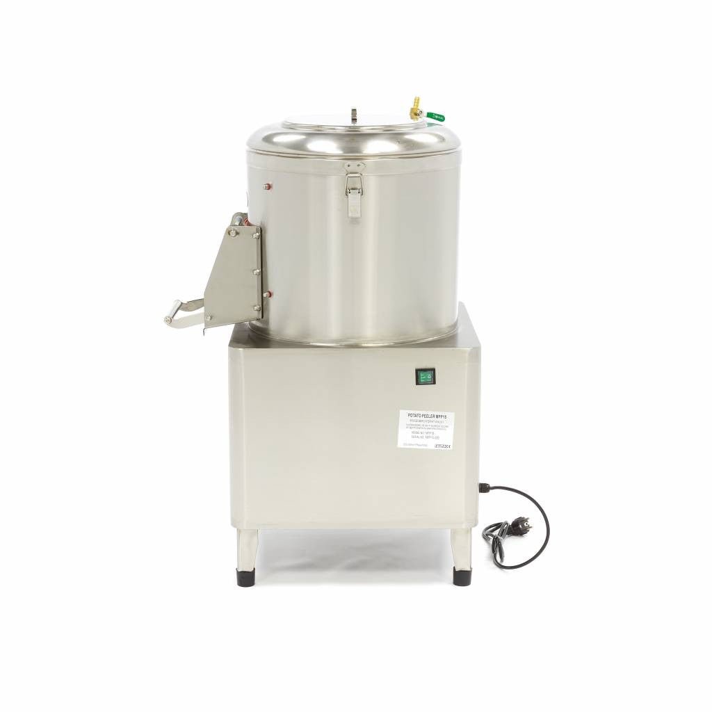 Éplucheuse à pommes de terre - 15 kg - 300 kg/h - Plaque abrasive 15 L 750 W Maxima - vue 5 - Éplucheuse pomme de terre pro CHR - Cuistéo