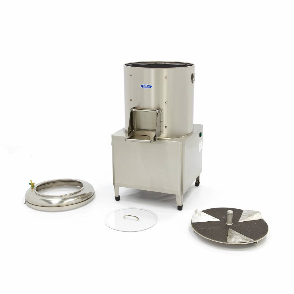 Éplucheuse à pommes de terre - 30 kg - 600 kg/h 30 L 1500 W Maxima - vue 2 - Éplucheuse pomme de terre pro CHR - Cuistéo