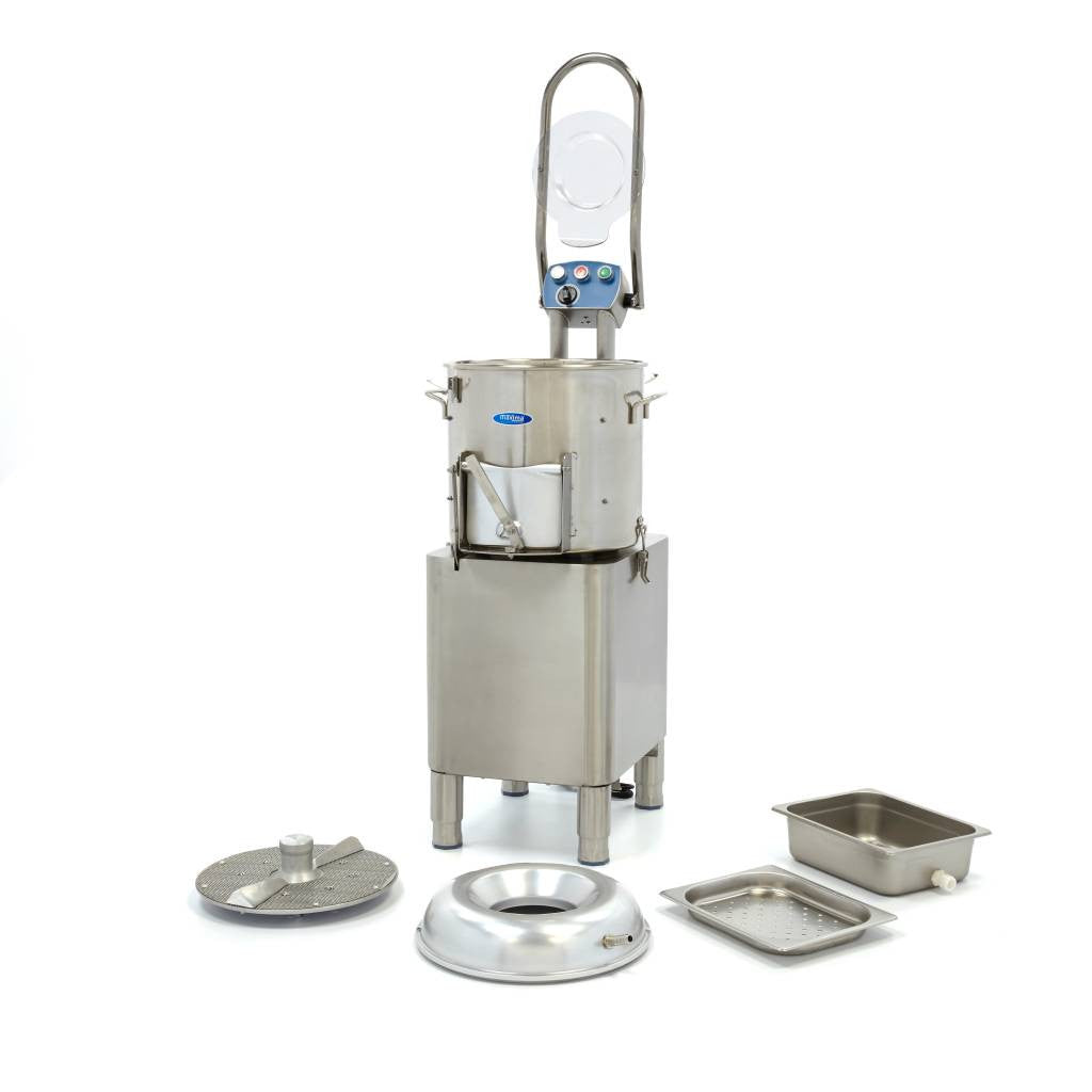 Éplucheuse à pommes de terre - 20 kg - 400 kg/h 20 L 950 W Maxima - vue 5 - Éplucheuse pomme de terre pro CHR - Cuistéo