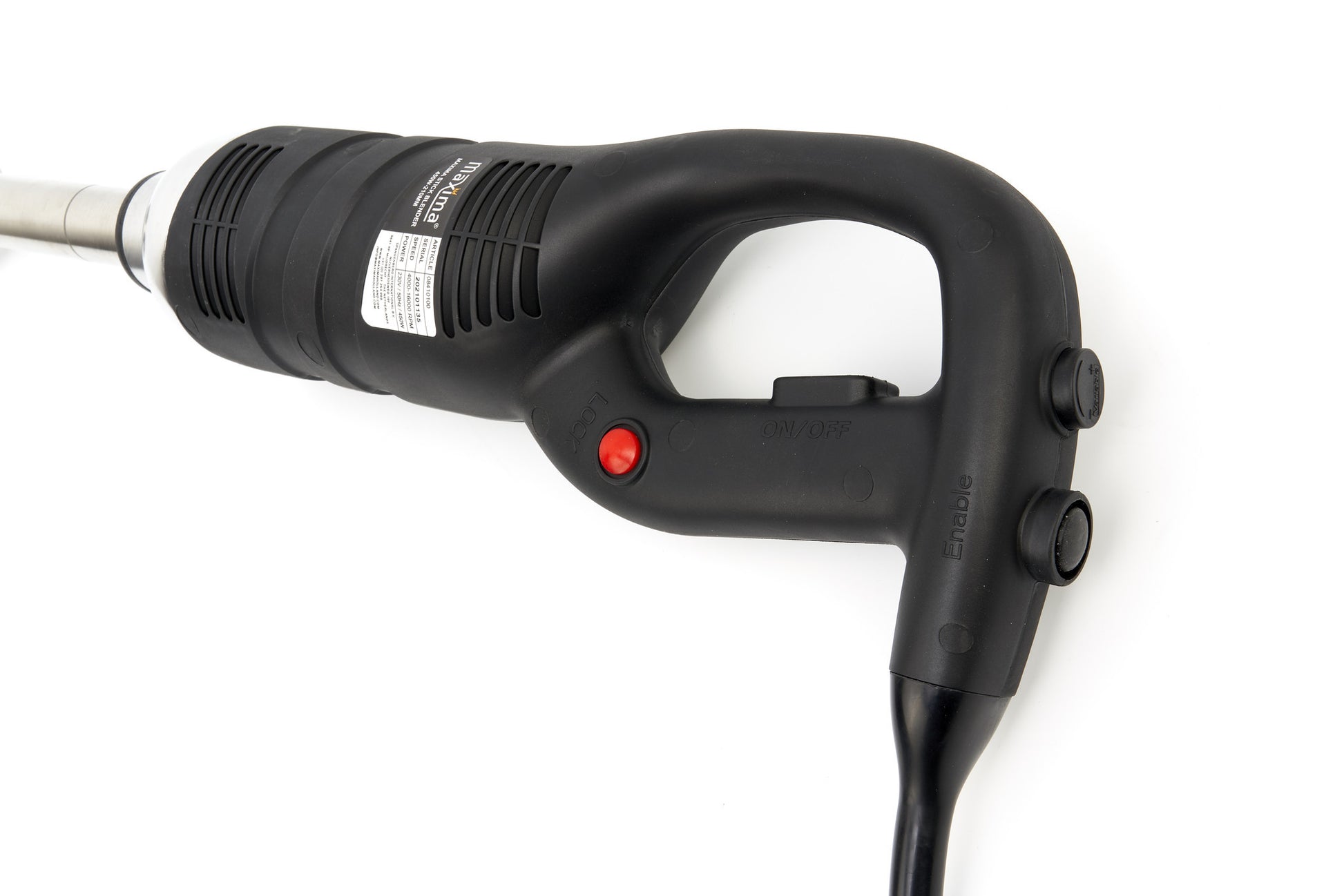 Mixeur plongeant - Manche de 21 cm - 450W inox 20 L Maxima - vue 3 - Mixeur plongeant pro CHR - Cuistéo