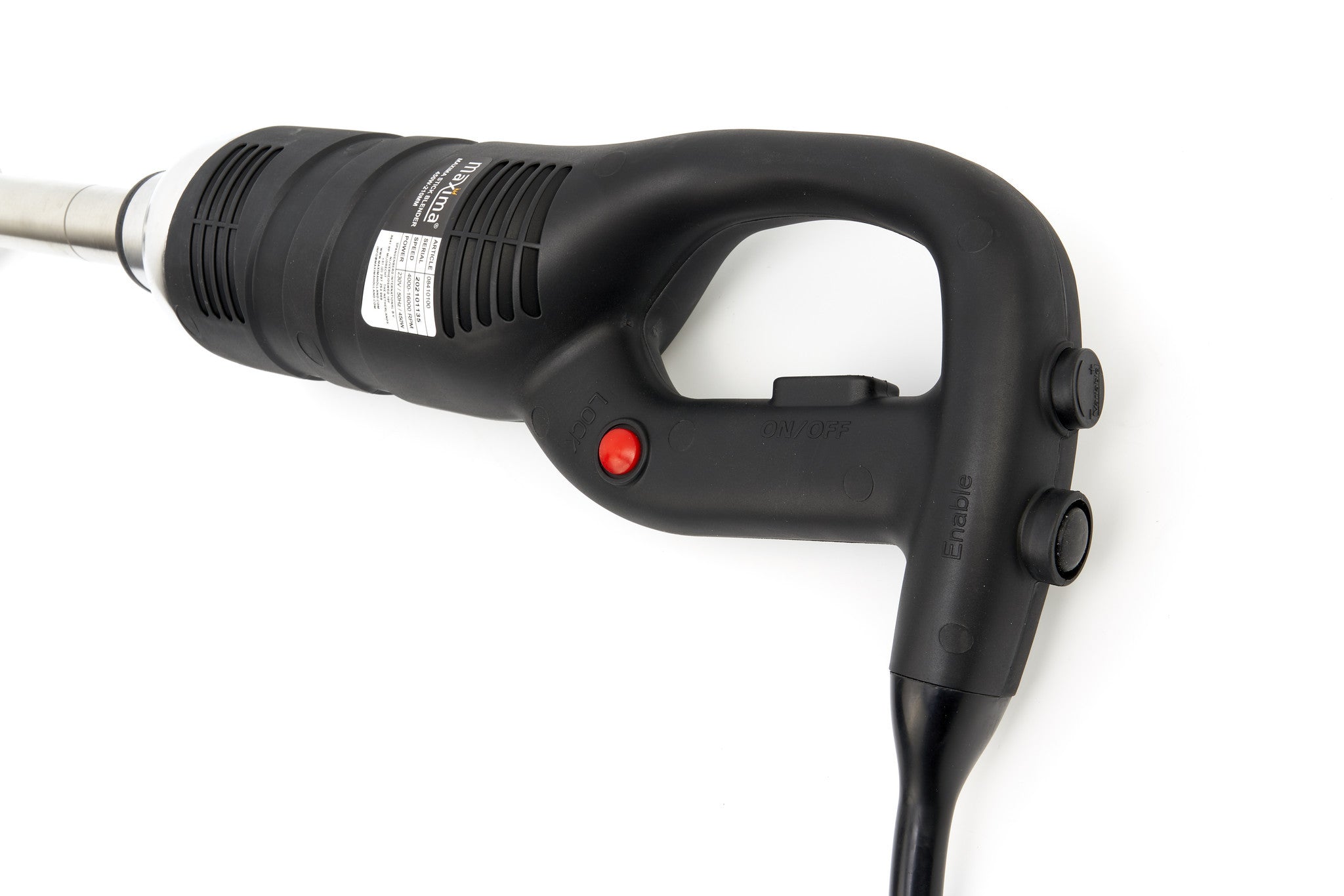Mixeur plongeant - Manche de 21 cm - 450W inox 20 L Maxima - vue 3 - Mixeur plongeant pro CHR - Cuistéo