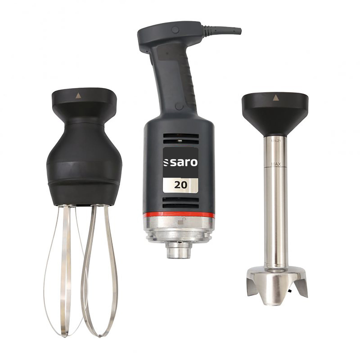 Mixeur combiné MB-21 - 250mm - 12L - Vitesse variable - 300W Saro - Mixeur plongeant professionnel CHR - matériel cuisine pro - Cuistéo