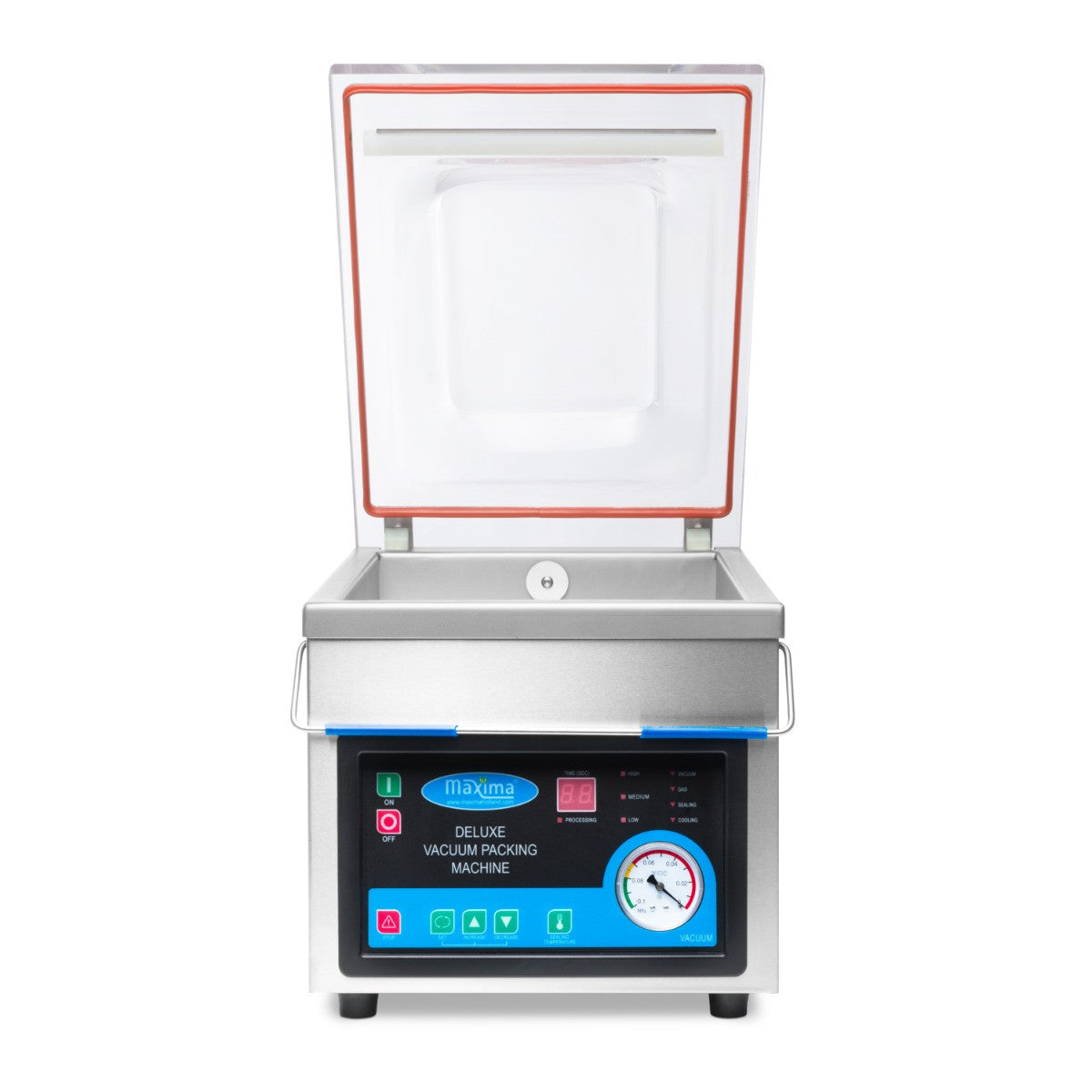 Machine d'emballage sous vide - Joint de 26 cm 10 L 370 W Maxima - vue 3 - Machine sous vide pro CHR - Cuistéo