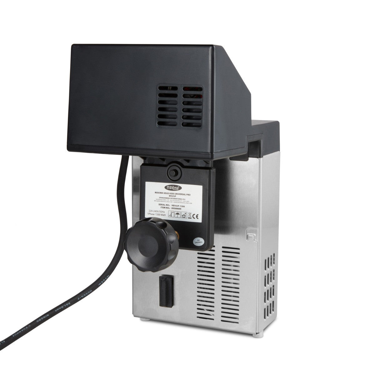 Thermoplongeur cuisson sous vide - 30L - Pompe 8L/min inox 1500 W Maxima - vue 5 - Cuisson sous vide pro CHR - Cuistéo