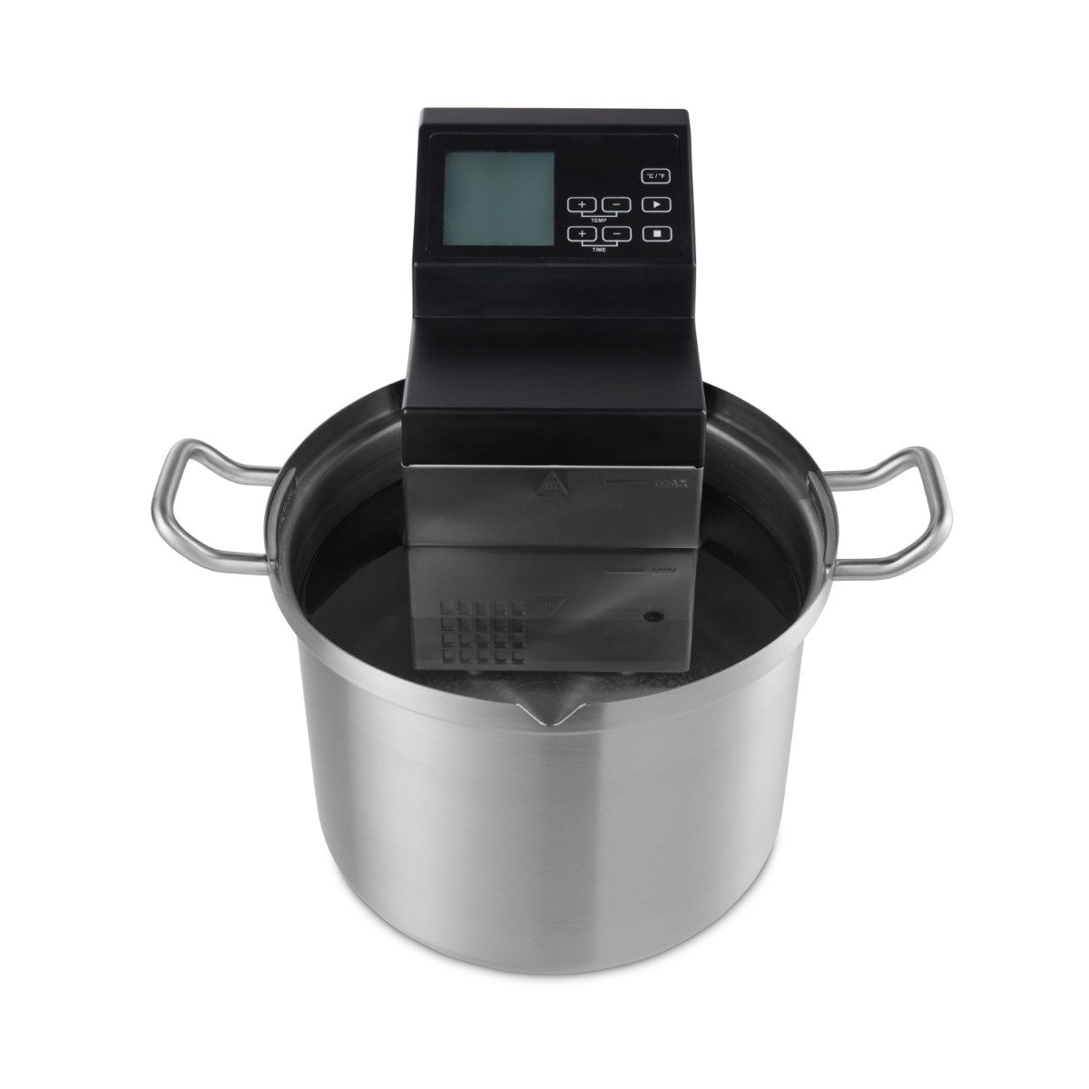 Thermoplongeur cuisson sous vide - 30L - Pompe 8L/min inox 1500 W Maxima - vue 6 - Cuisson sous vide pro CHR - Cuistéo