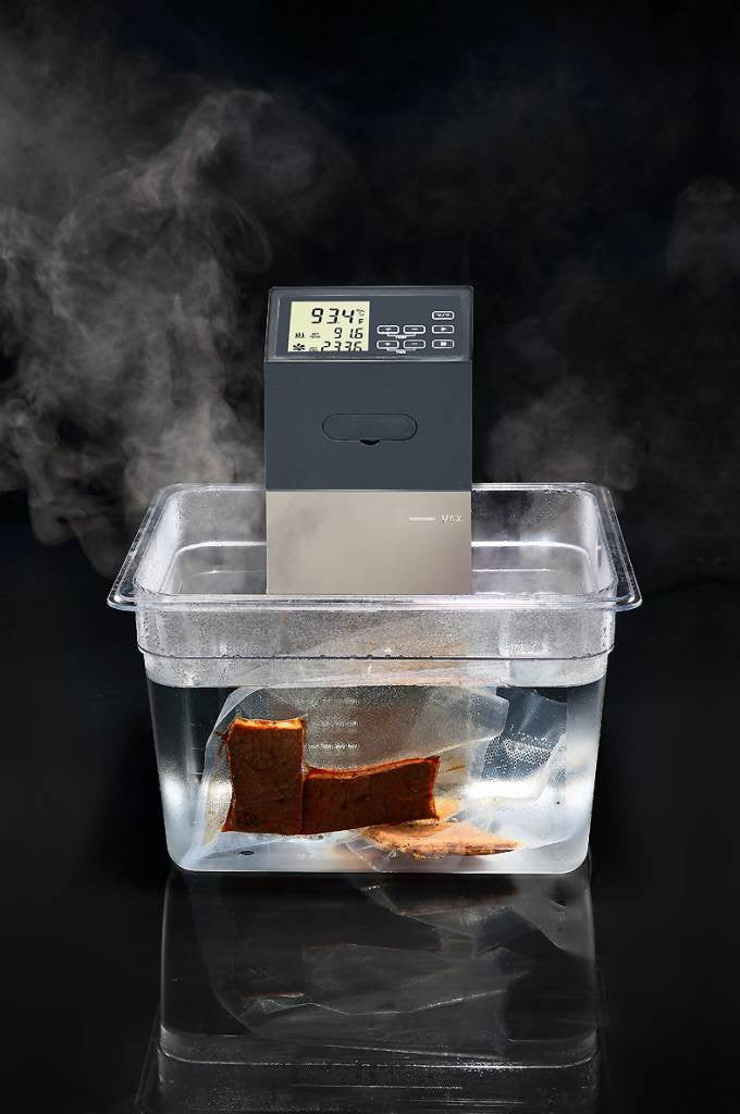 Thermoplongeur cuisson sous vide - 30L - Pompe 8L/min inox 1500 W Maxima - vue 9 - Cuisson sous vide pro CHR - Cuistéo
