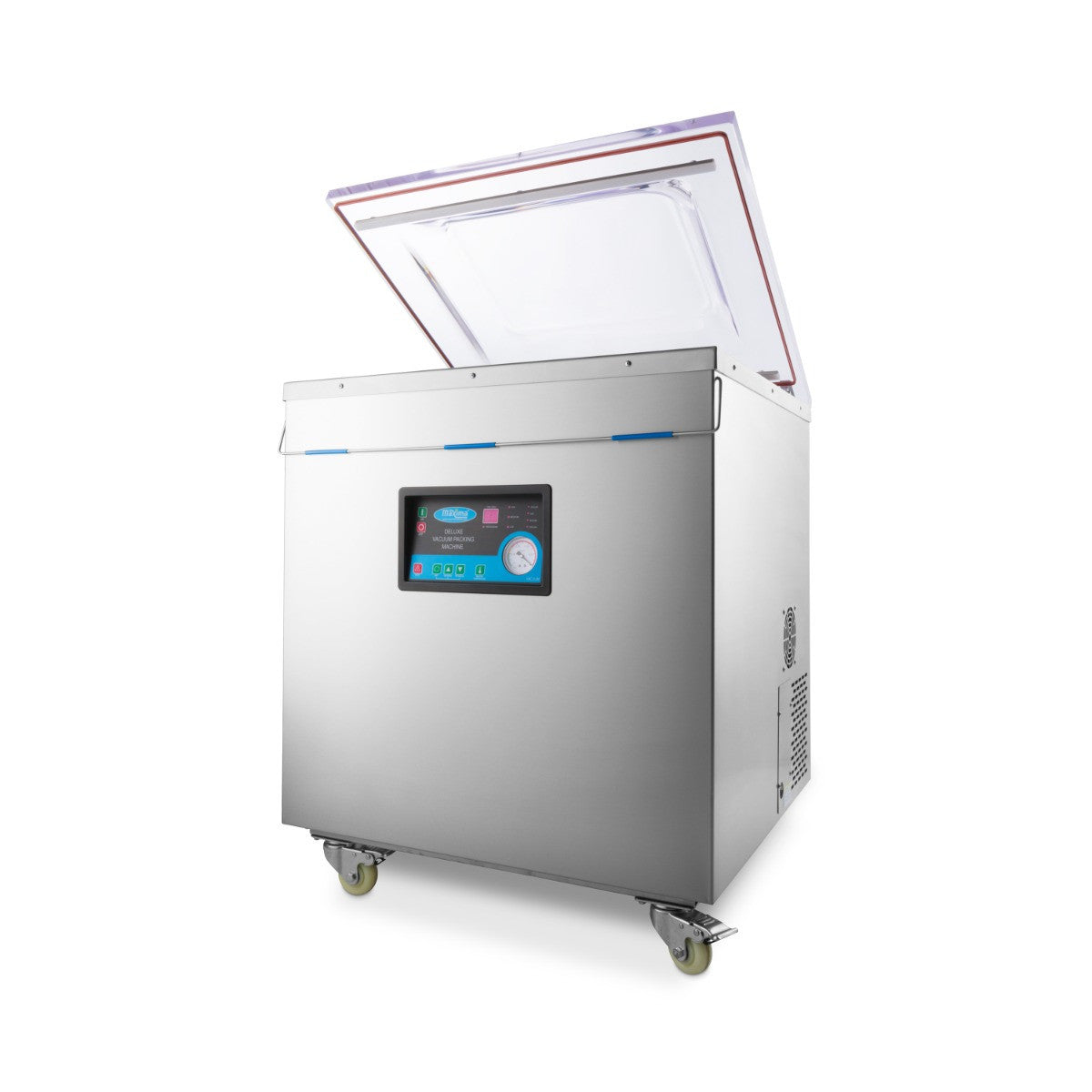 Machine d'emballage sous vide - Scellage de 70 cm - Chambre de dimensions W72 x P61 x H21,5 cm 2 L 3600 W Maxima - Machine sous vide professionnel CHR - matériel cuisine pro - Cuistéo