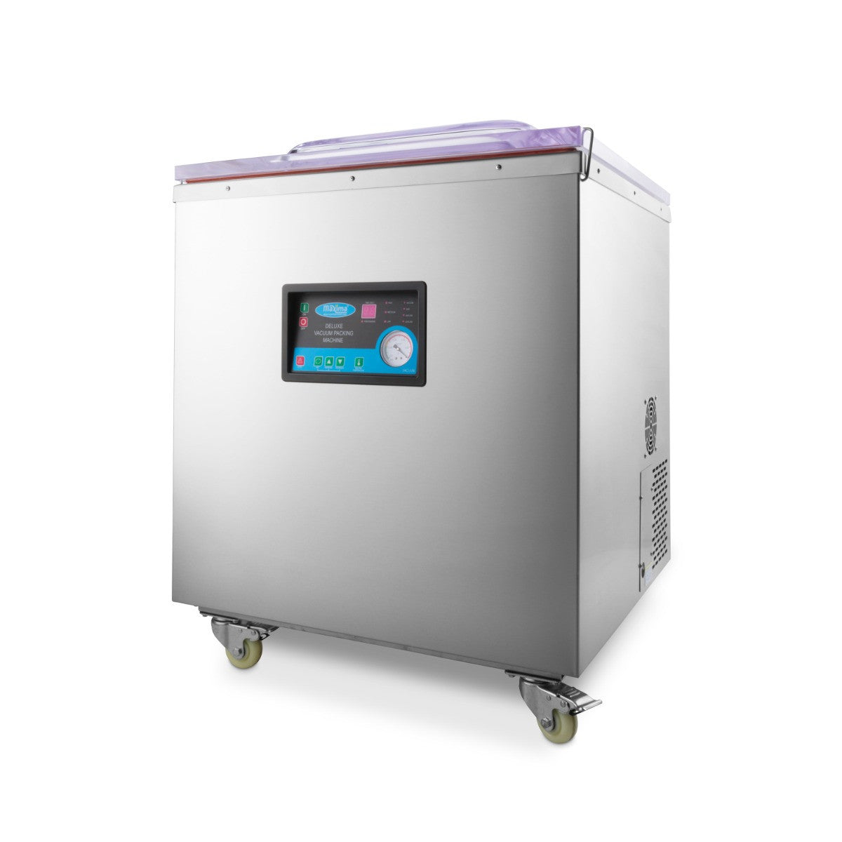 Machine d'emballage sous vide - Scellage de 70 cm - Chambre de dimensions W72 x P61 x H21,5 cm 2 L 3600 W Maxima - vue 3 - Machine sous vide pro CHR - Cuistéo