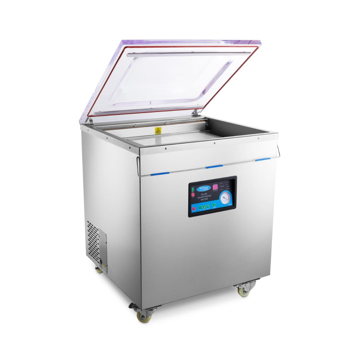 Machine d'emballage sous vide - Scellage de 70 cm - Chambre de dimensions W72 x P61 x H21,5 cm 2 L 3600 W Maxima - vue 12 - Machine sous vide pro CHR - Cuistéo