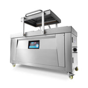 Machine d'emballage sous vide - Joint de 60 cm - Double chambre de dimensions W76 x D60 x H16cm 2 L 750 W Maxima - Machine sous vide professionnel CHR - matériel cuisine pro - Cuistéo