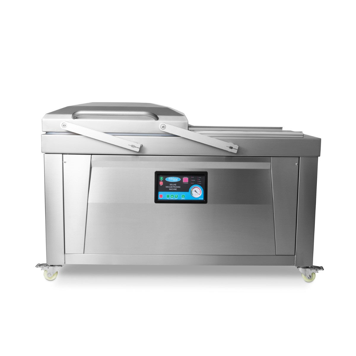 Machine d'emballage sous vide - Joint de 60 cm - Double chambre de dimensions W76 x D60 x H16cm 2 L 750 W Maxima - vue 2 - Machine sous vide pro CHR - Cuistéo