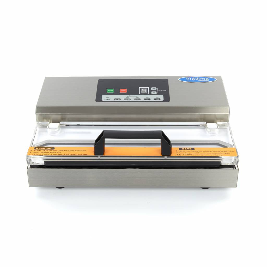 Scelleuse sous vide - Joint de 31 cm - Couvercle transparent 700 W Maxima - vue 4 - Machine sous vide pro CHR - Cuistéo