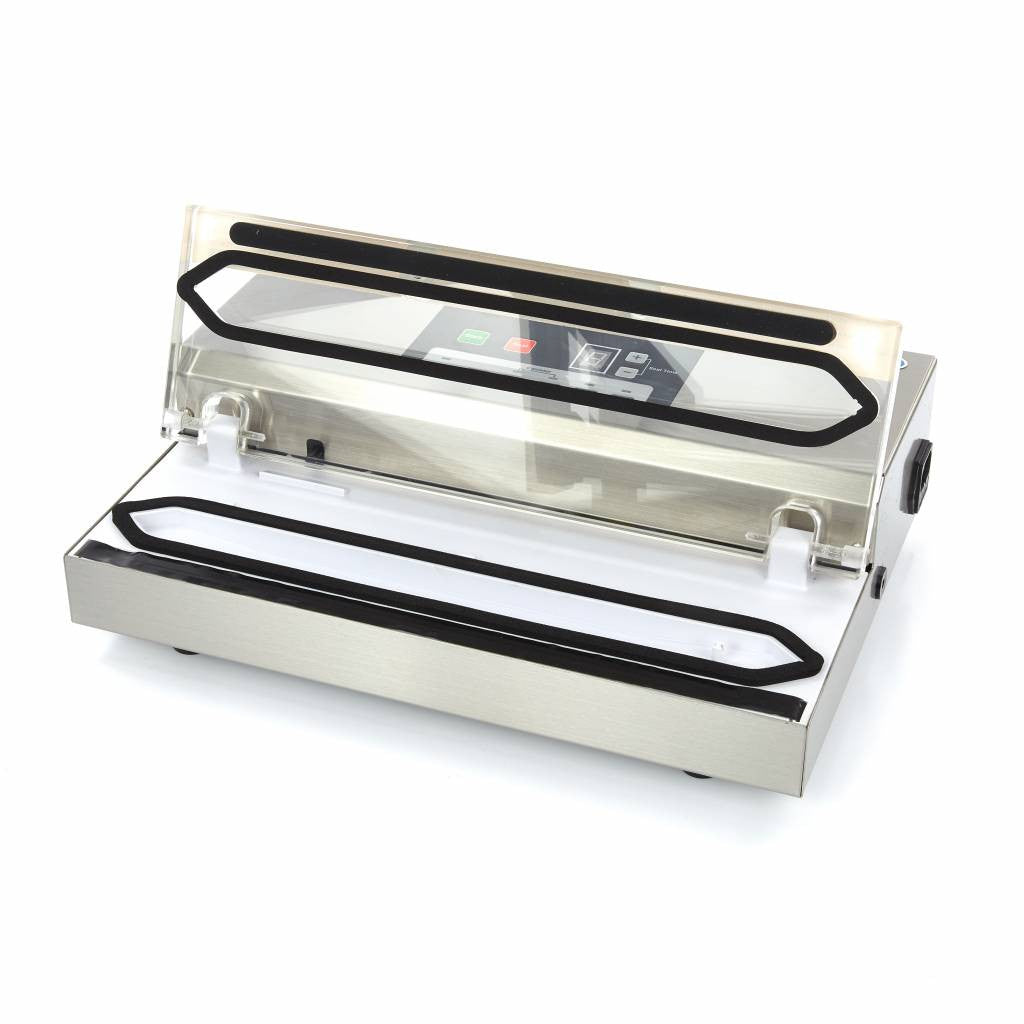 Scelleuse sous vide - Joint de 31 cm - Couvercle transparent 700 W Maxima - vue 5 - Machine sous vide pro CHR - Cuistéo