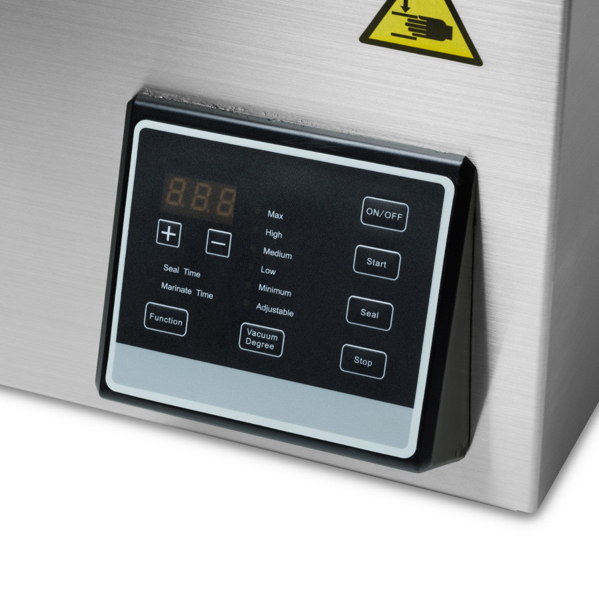 Machine d'emballage sous vide - Joint de 29 cm - Chambre de dimensions W35 x P30 x H11 cm 1450 W Maxima - vue 8 - Machine sous vide pro CHR - Cuistéo