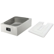 Cuve gn 2/1 pour cuiseur avec couvercle - Diamond