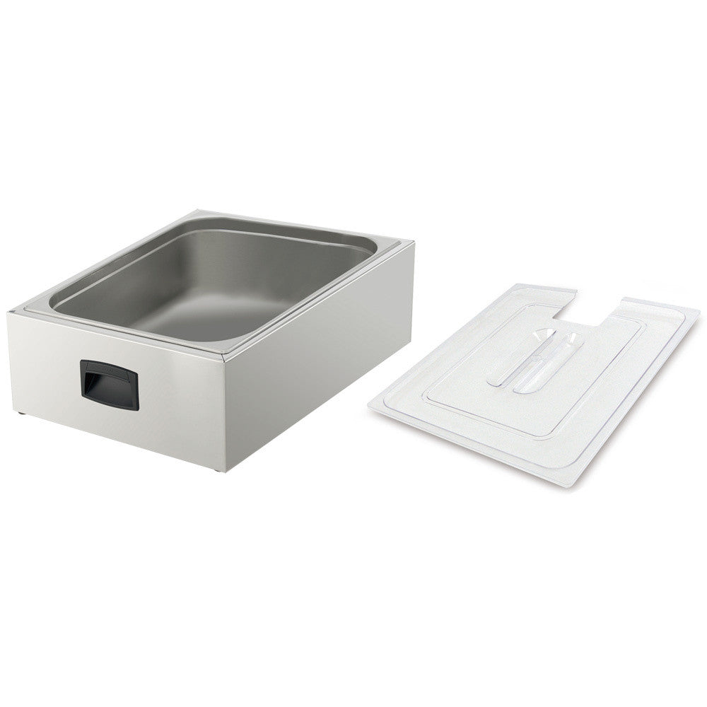 Cuve gn 2/1 pour cuiseur avec couvercle - Diamond