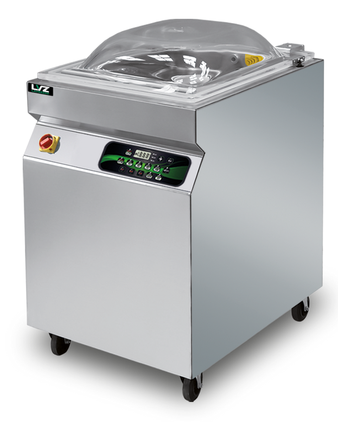 Machine sous vide à cloche sur roues 500 - barre de soudure 500 mm - pompe 60 m³/h - Lavezzini