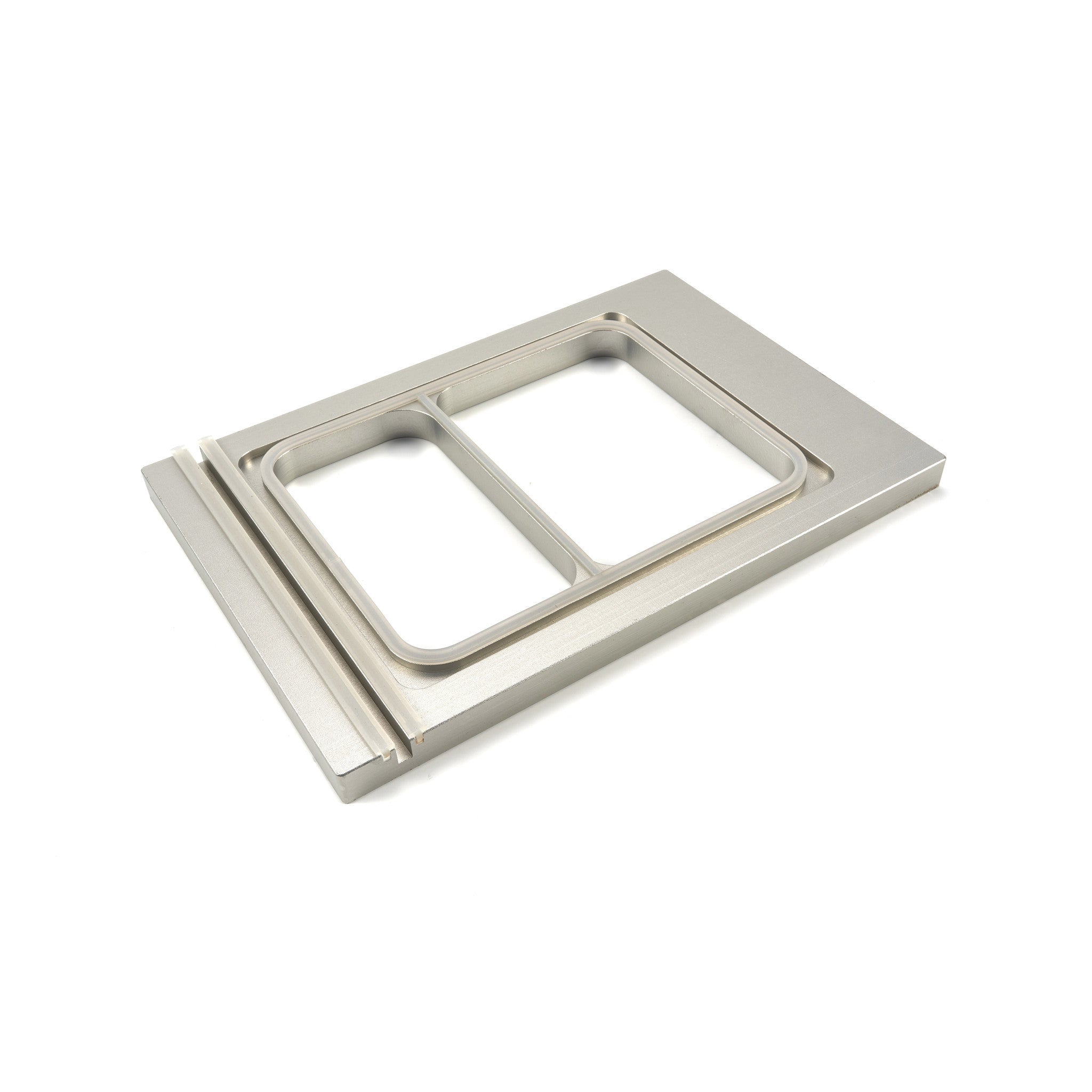 Menu Tray 225 x 175 mm - Small - 2 Compartments Maxima - Accessoire sous-videuse professionnel CHR - matériel cuisine pro - Cuistéo