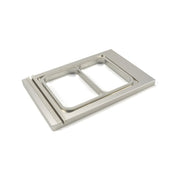 Menu Tray 227 x 178 mm - Small - 2 Compartments Maxima - Accessoire sous-videuse professionnel CHR - matériel cuisine pro - Cuistéo