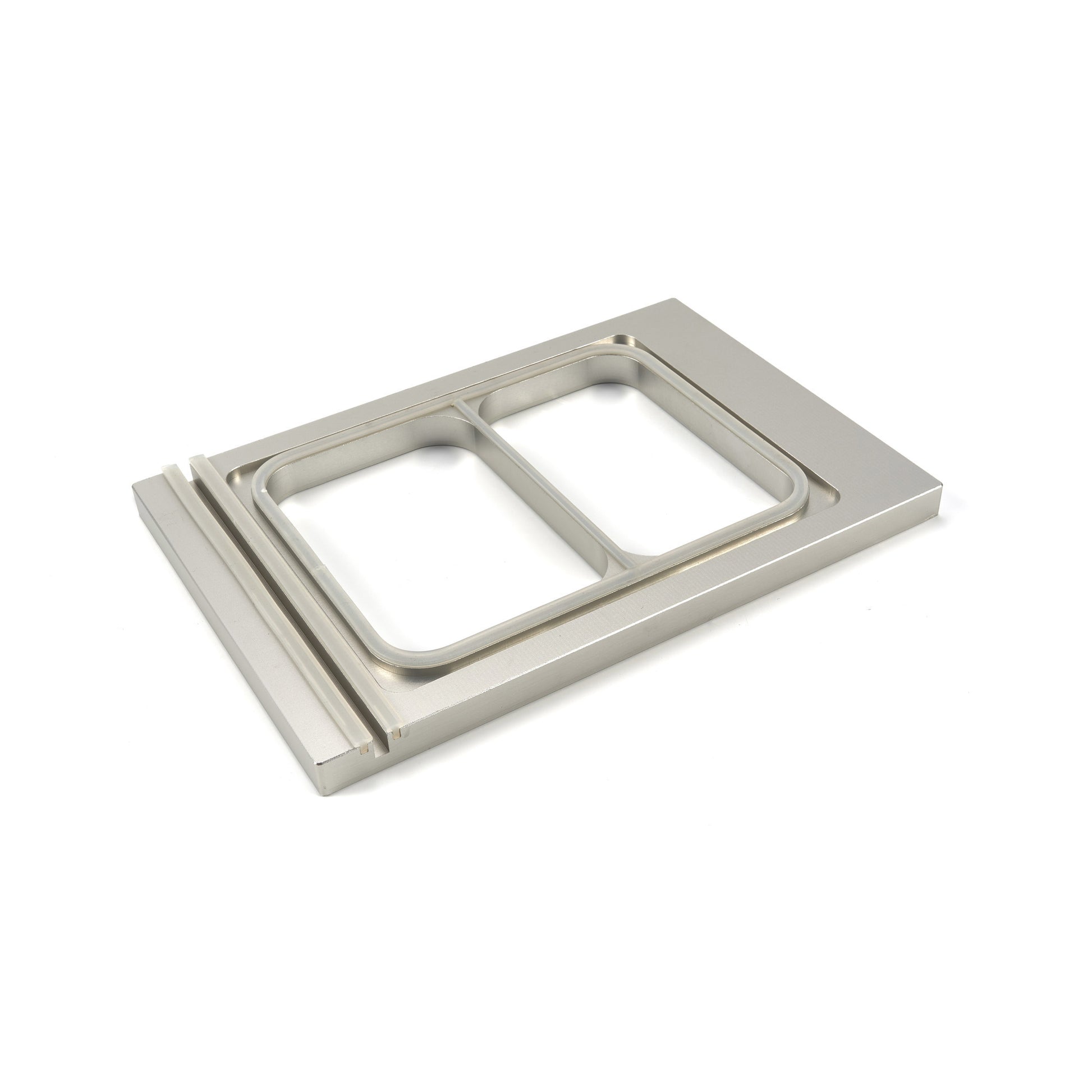 Menu Tray 227 x 178 mm - Small - 2 Compartments Maxima - Accessoire sous-videuse professionnel CHR - matériel cuisine pro - Cuistéo