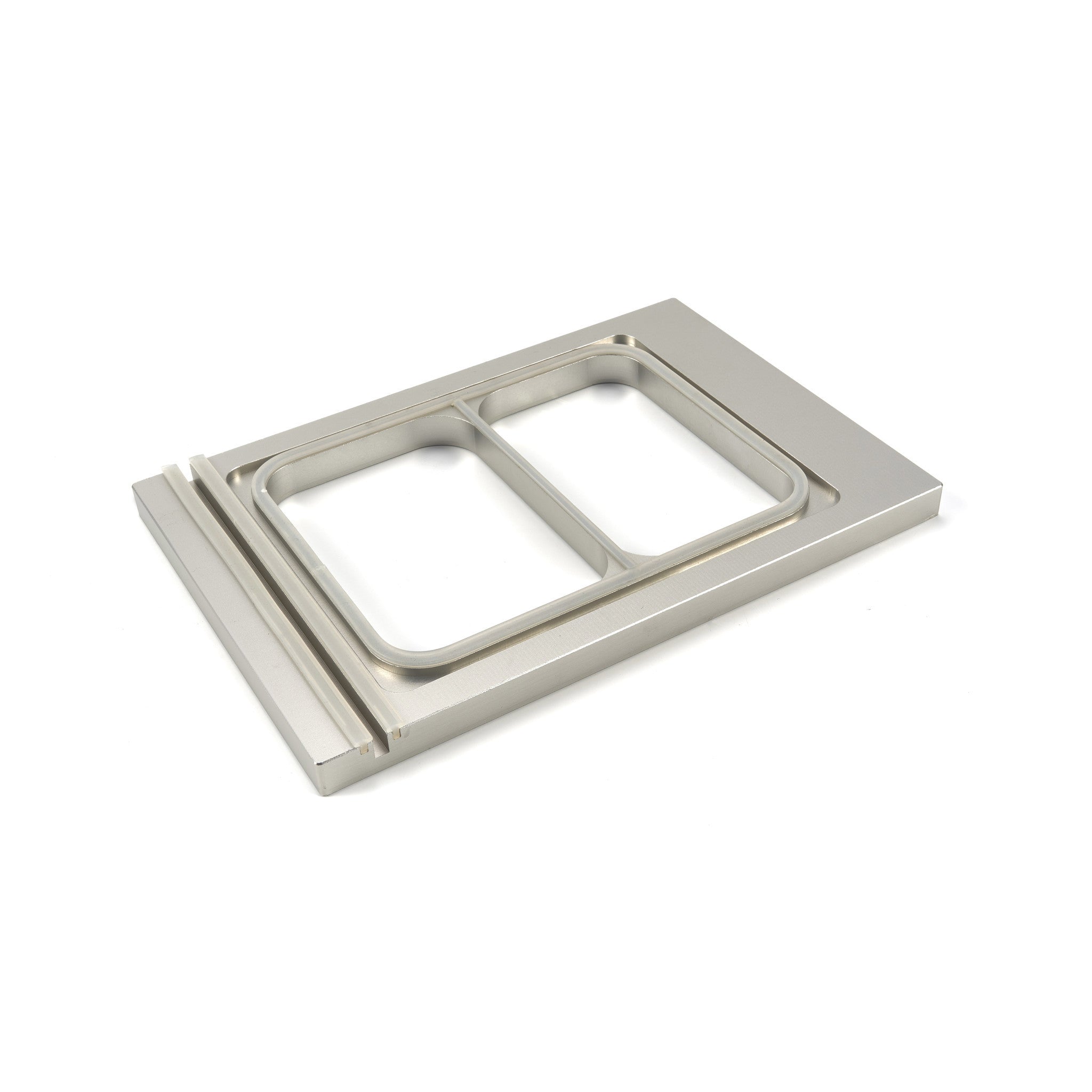 Menu Tray 227 x 178 mm - Small - 2 Compartments Maxima - Accessoire sous-videuse professionnel CHR - matériel cuisine pro - Cuistéo