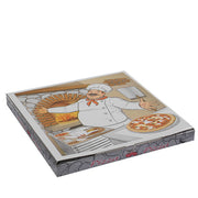 Boîte à pizza 32,5x32,5x3h cm - 100 pièces. - Ecobioshopping