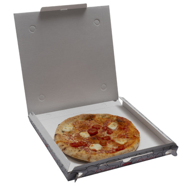 Boîte à pizza 32,5x32,5x3h cm - 100 pièces. - Ecobioshopping