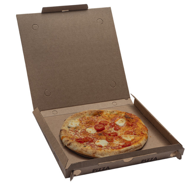 Boîte à pizza BIO 32,5x32,5x3h cm - 500 pièces. - Ecobioshopping