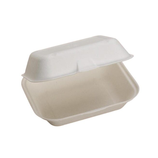 Contenant alimentaire jetable 18x14 × 8 cm, lot de 250 - Ecobioshopping