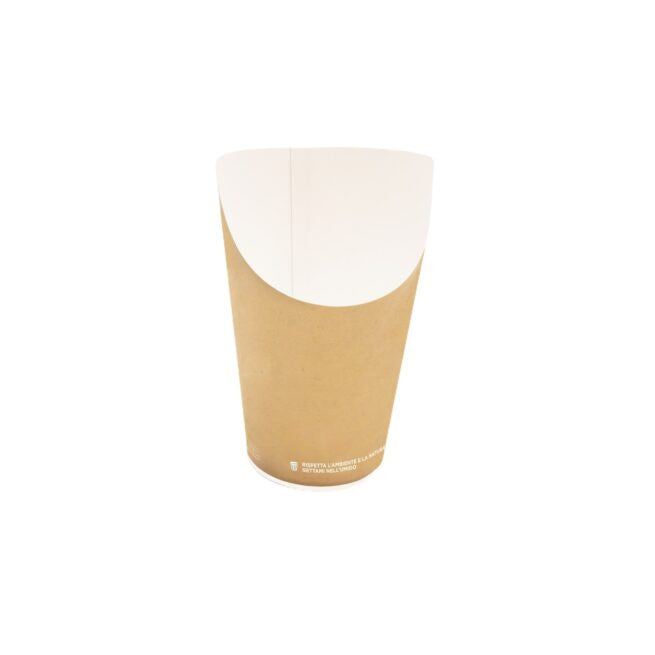 Barquette à friture Petit 7.5xh11.5 cm, lot de 2000 - Ecobioshopping