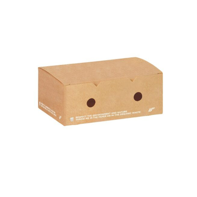 Boîte à nuggets jetable Moyen 12x10 × 7 cm, lot de 600 - Ecobioshopping