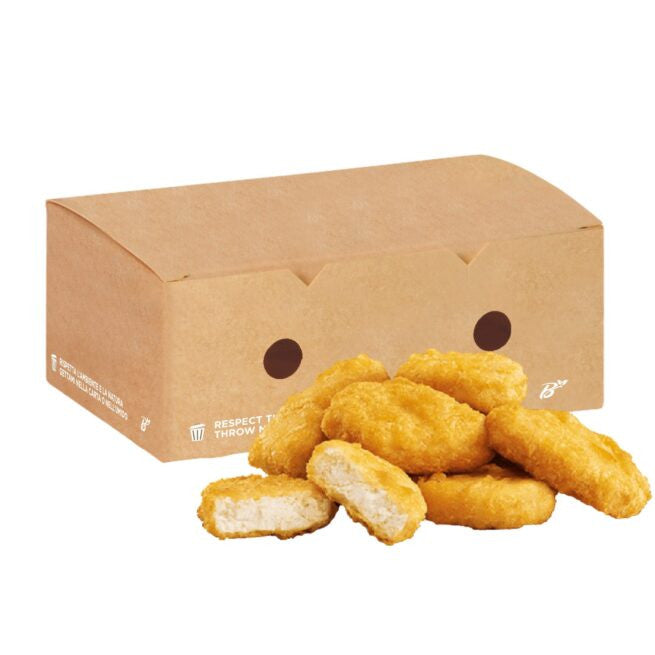 Boîte à nuggets jetable Grand 20x12 × 7 cm, lot de 50 - Ecobioshopping