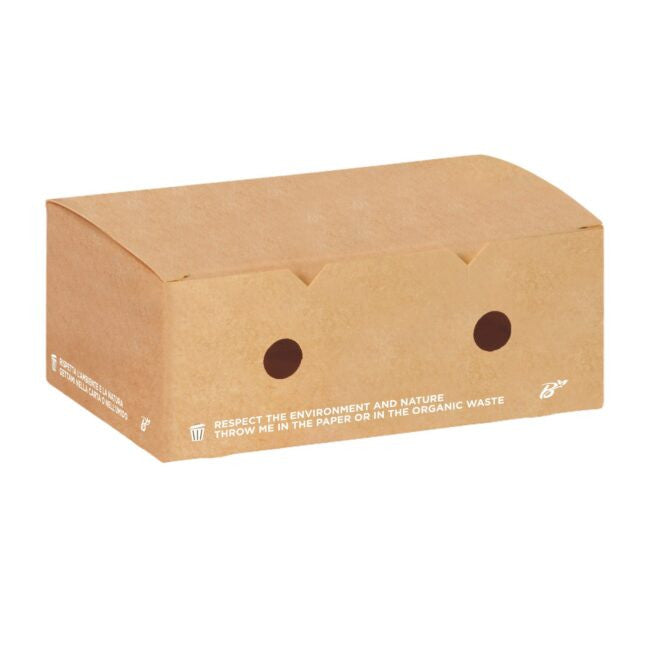 Boîte à nuggets jetable Grand 20x12 × 7 cm, lot de 350 - Ecobioshopping