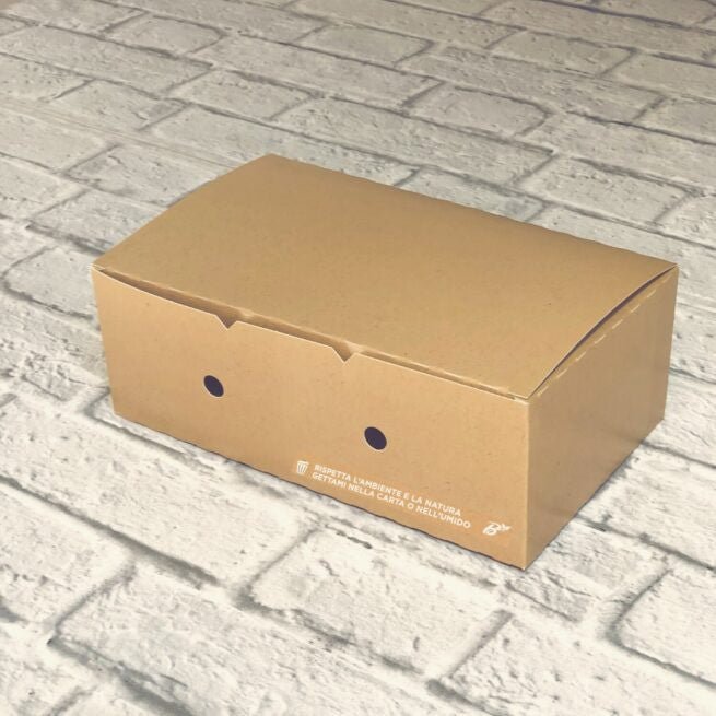 Boîte à nuggets jetable Grand 20x12 × 7 cm, lot de 350 - Ecobioshopping