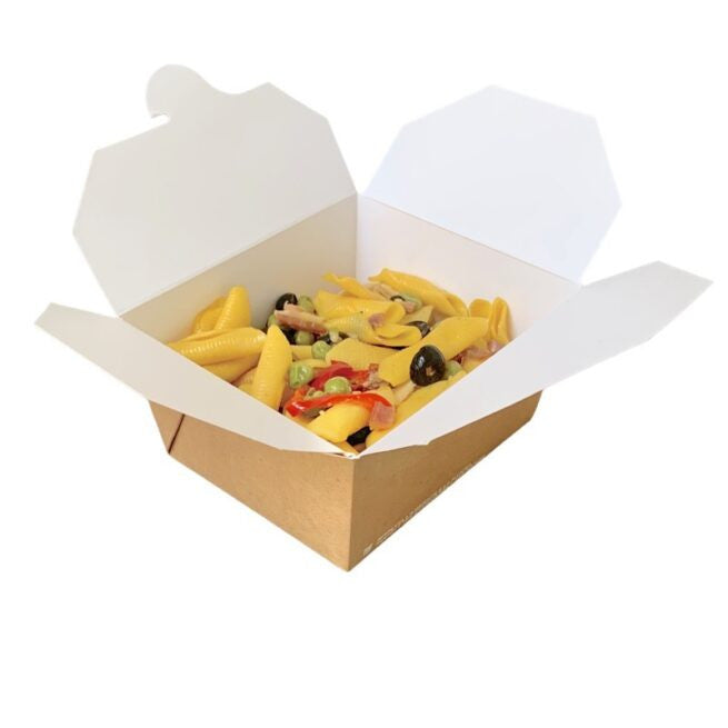 Boîte repas jetable 11x9x6,5h cm, lot de 260 - Ecobioshopping