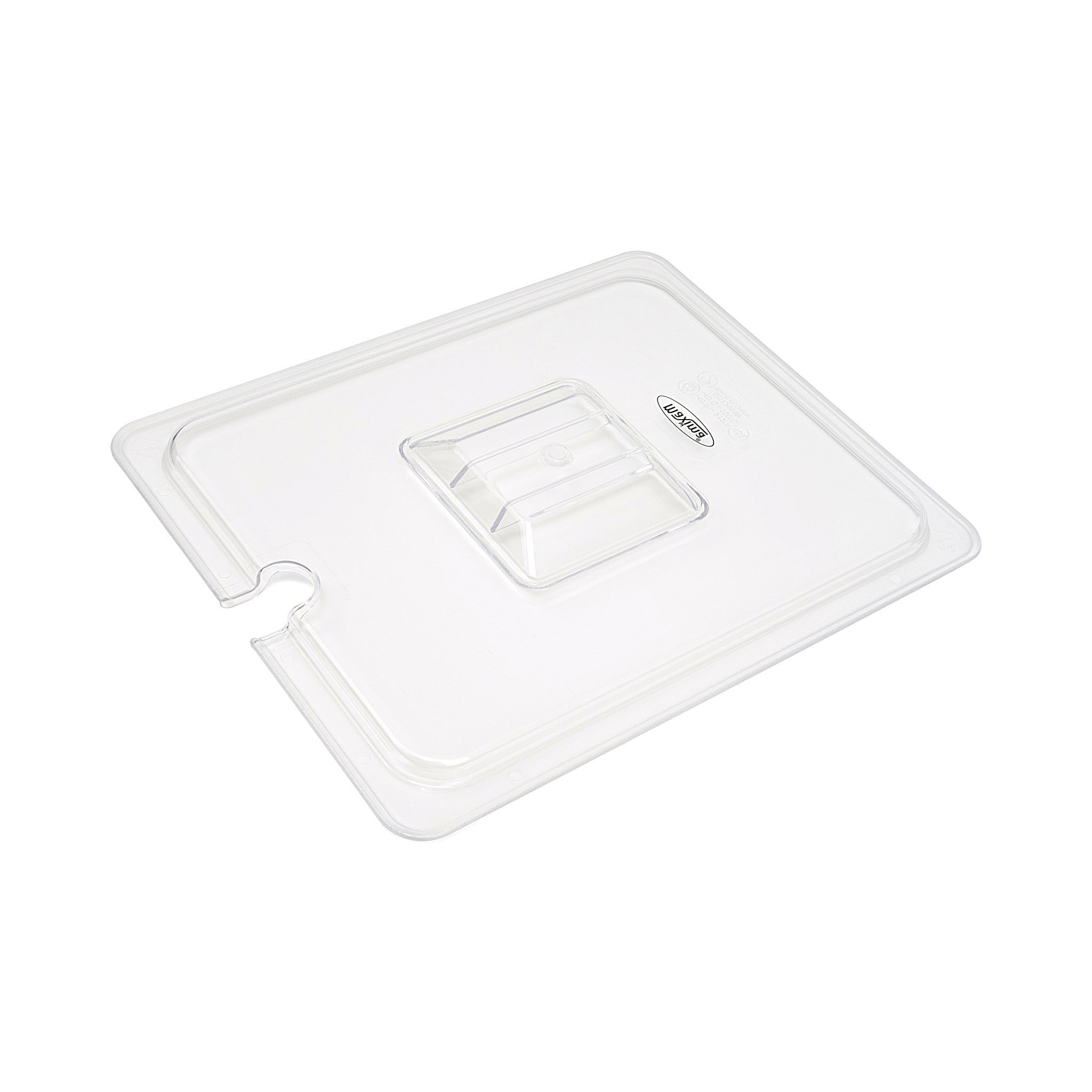 Couvercle Gastronorm - 1/2 GN - Polycarbonate - avec enfoncement Maxima - vue 2 - Bac GN gastronorme pro CHR - Cuistéo