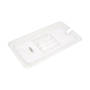 Couvercle Gastronorm - 1/3 GN - Polycarbonate - avec enfoncement Maxima - Bac GN gastronorme professionnel CHR - matériel cuisine pro - Cuistéo