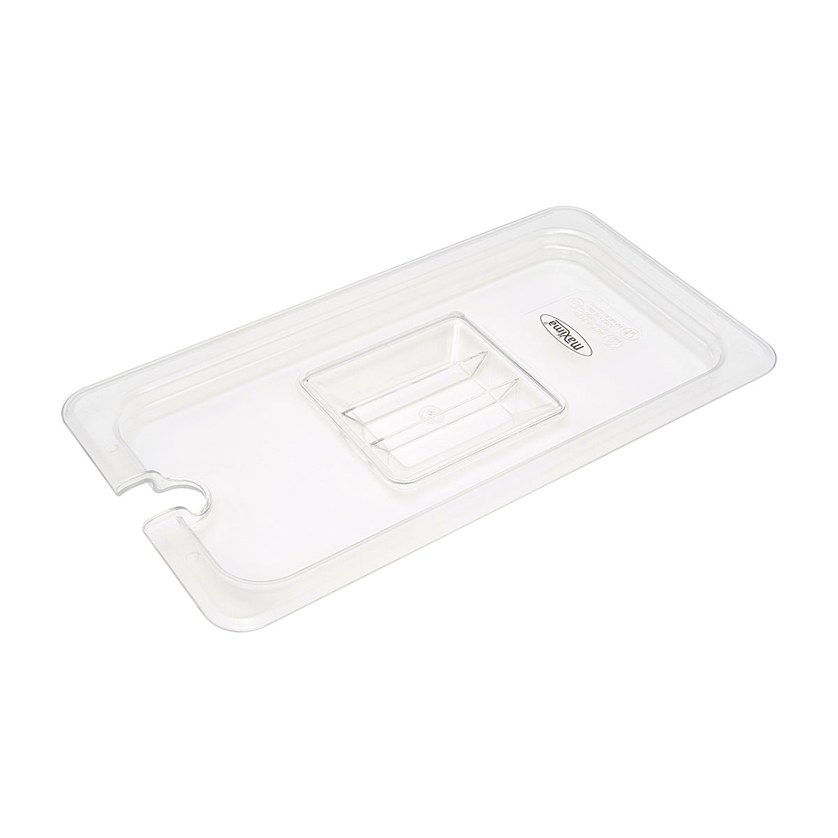 Couvercle Gastronorm - 1/3 GN - Polycarbonate - avec enfoncement Maxima - vue 2 - Bac GN gastronorme pro CHR - Cuistéo