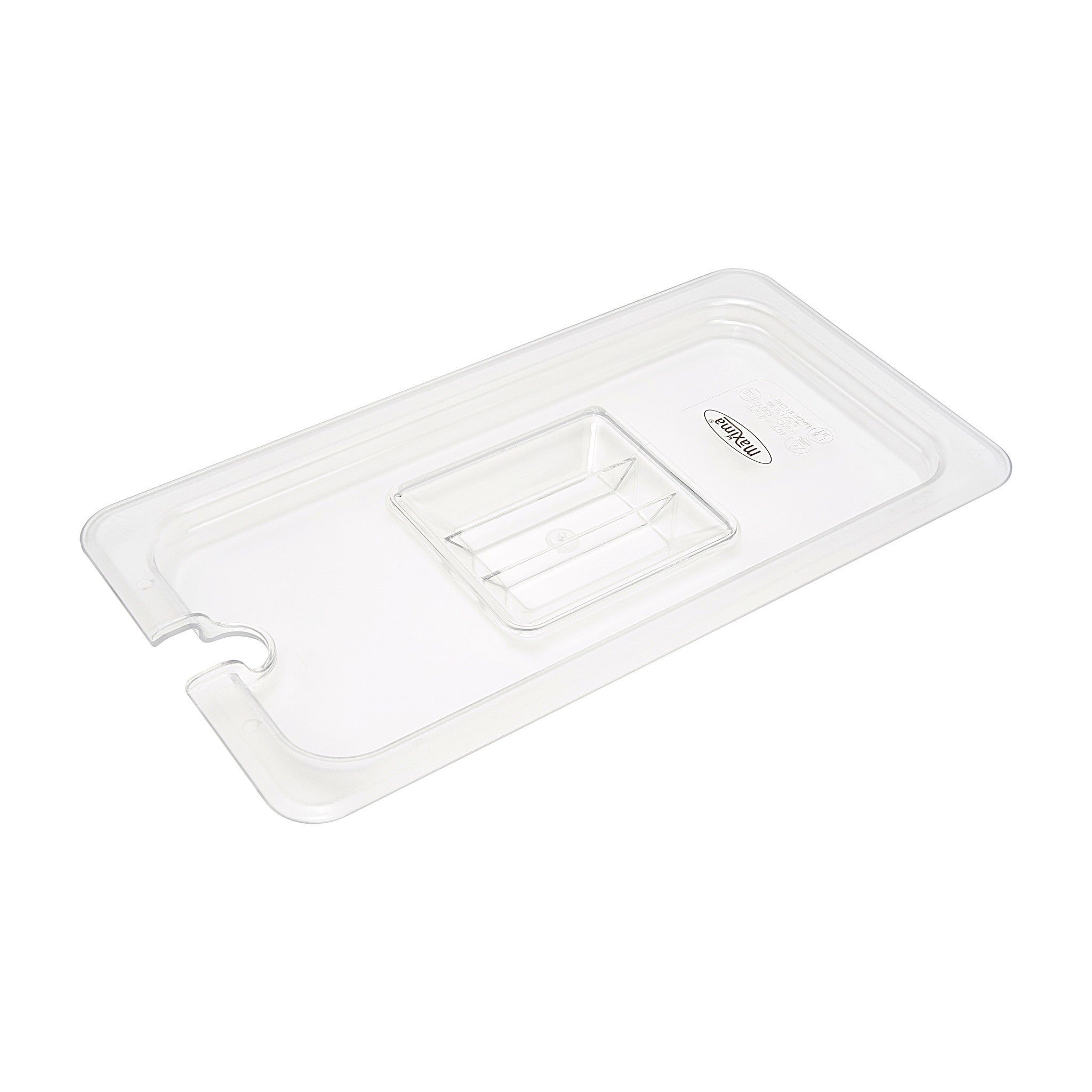Couvercle Gastronorm - 1/3 GN - Polycarbonate - avec enfoncement Maxima - vue 2 - Bac GN gastronorme pro CHR - Cuistéo