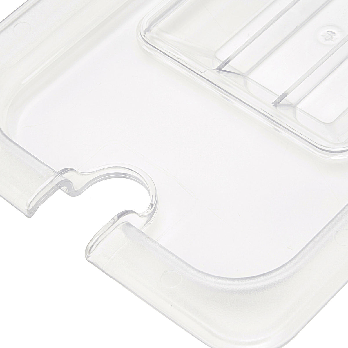 Couvercle Gastronorm - 1/6 GN - Polycarbonate - avec enfoncement Maxima - vue 3 - Bac GN gastronorme pro CHR - Cuistéo