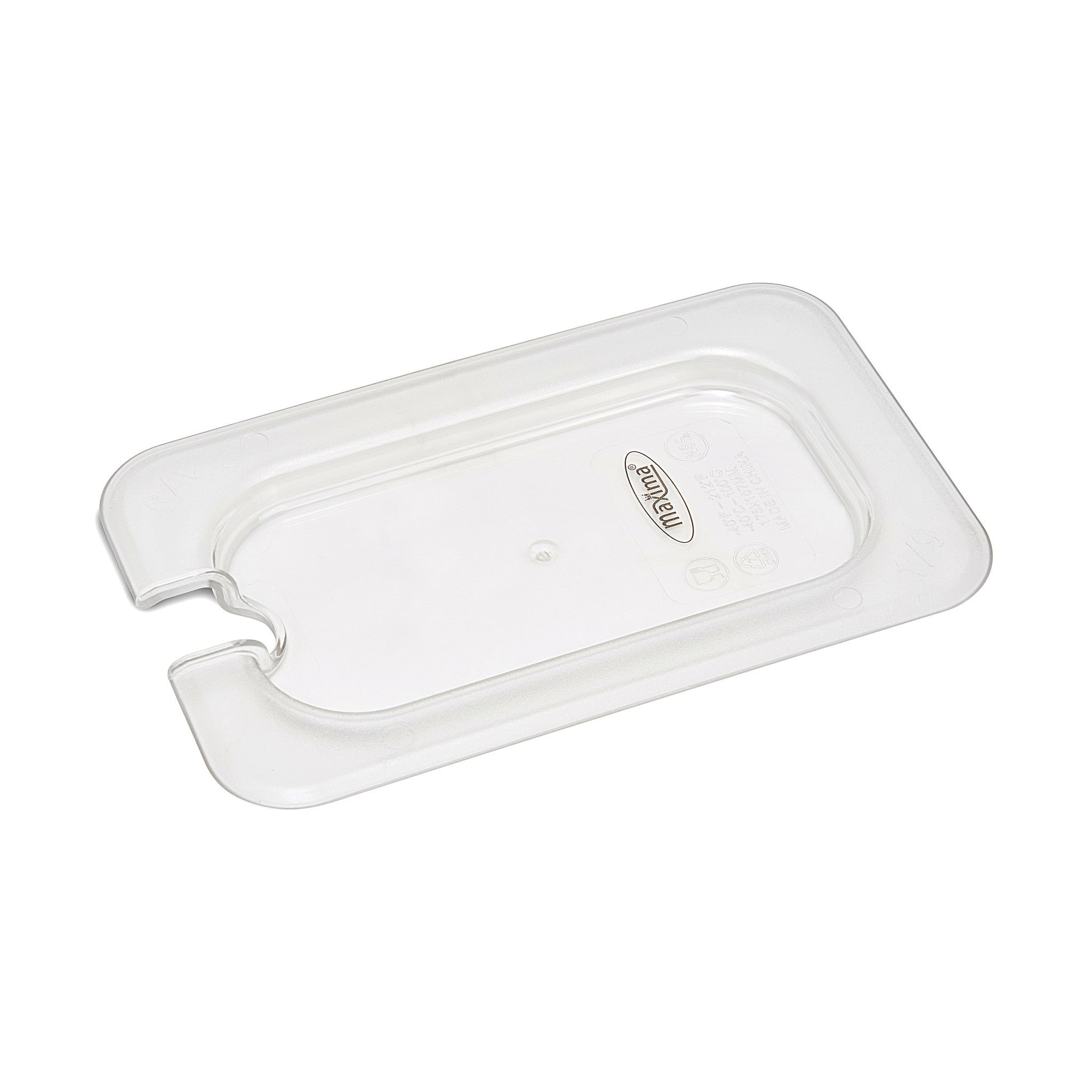 Couvercle Gastronorm - 1/9 GN - Polycarbonate - avec enfoncement Maxima - vue 2 - Bac GN gastronorme pro CHR - Cuistéo