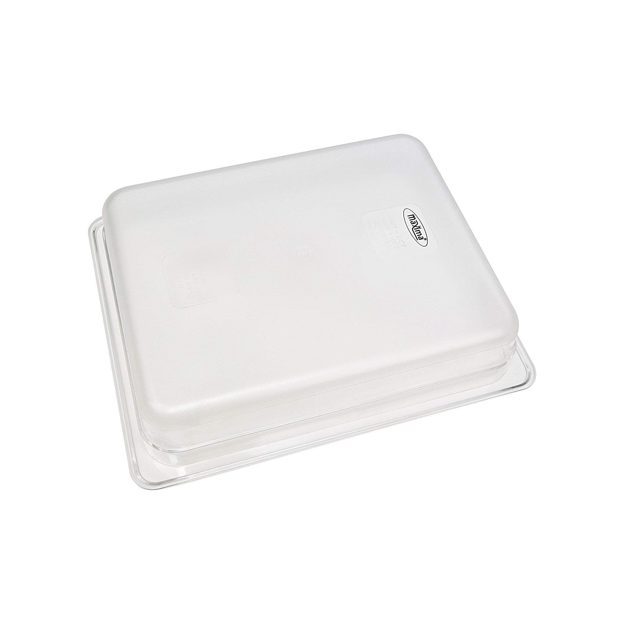 Bac gastronorme - 1/2 GN - 6,5cm de profondeur - Polycarbonate 4.0 L Maxima - vue 2 - Bac GN gastronorme pro CHR - Cuistéo