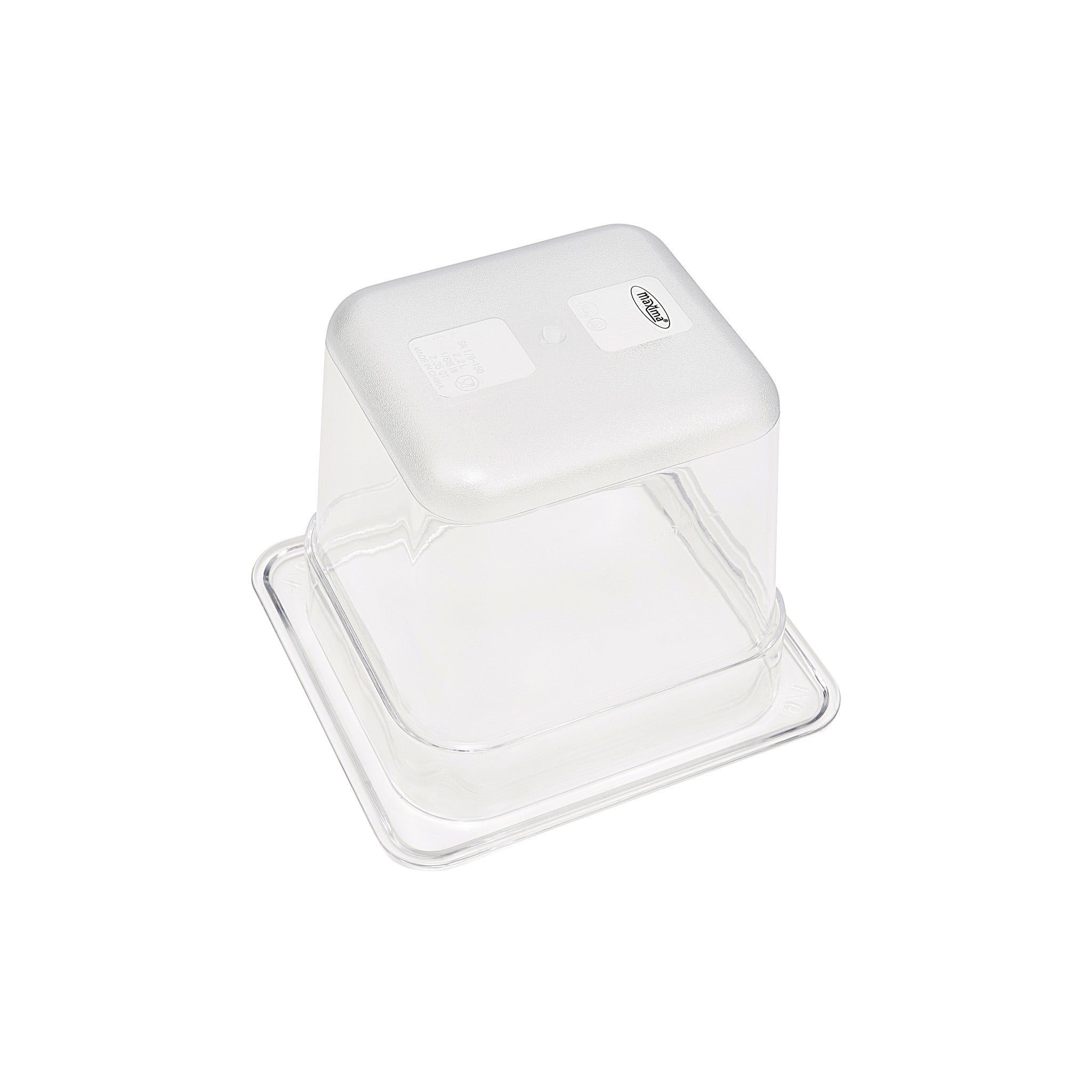 Bac Gastronorm - 1/6 GN - Profondeur de 15cm - Polycarbonate 2.4 L Maxima - vue 2 - Bac GN gastronorme pro CHR - Cuistéo